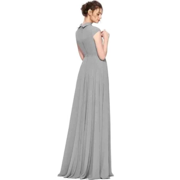 FIBREZA Women's Georgette A-line Maxi Dress - Image 4