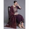 Straight Kurta Palazzo with Dupatta Set - Image 2